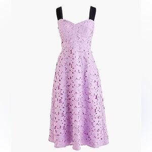J. Crew Elegant Lavender Lilly Lace Dress